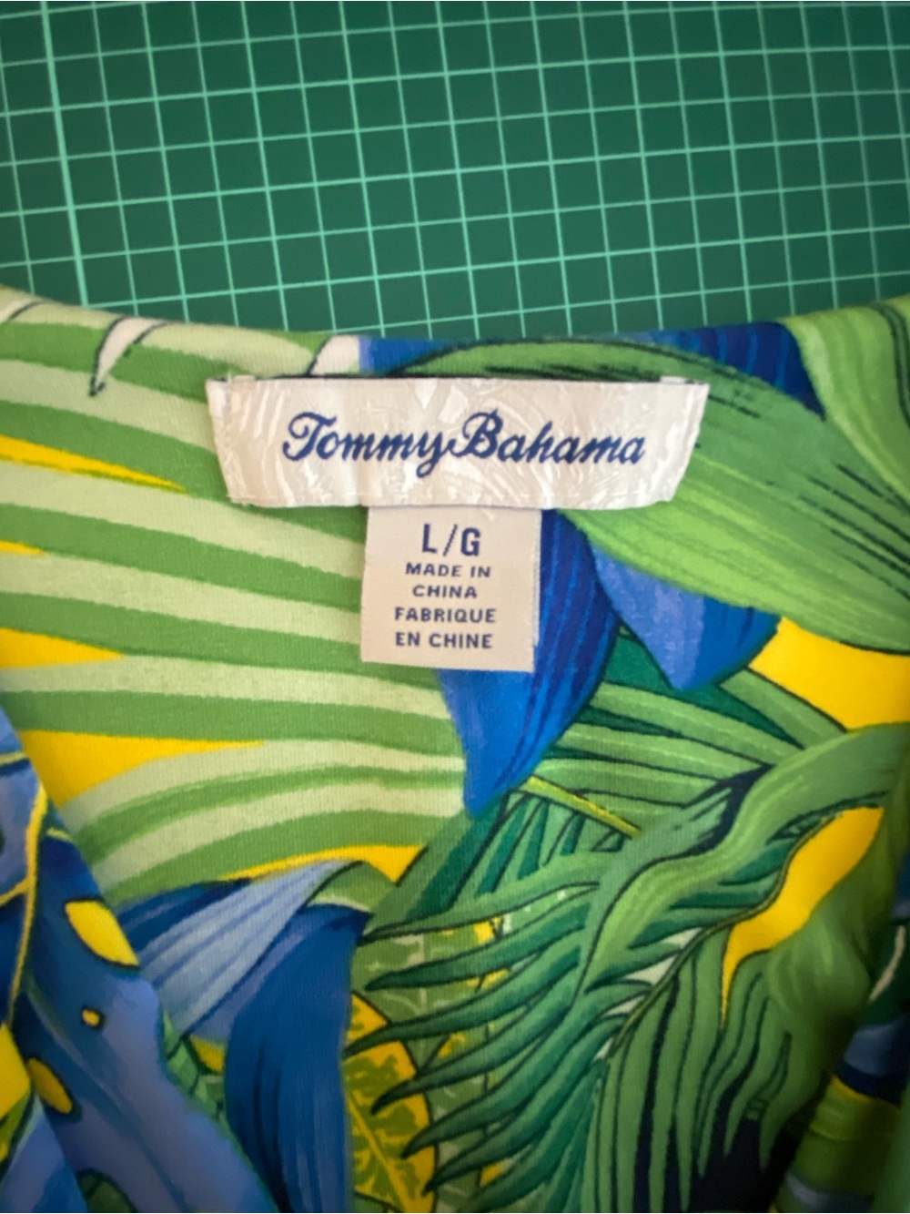Tommy Bahama Tropical Print Dress, Yellow, Green, Blue - Picture 4 of 6